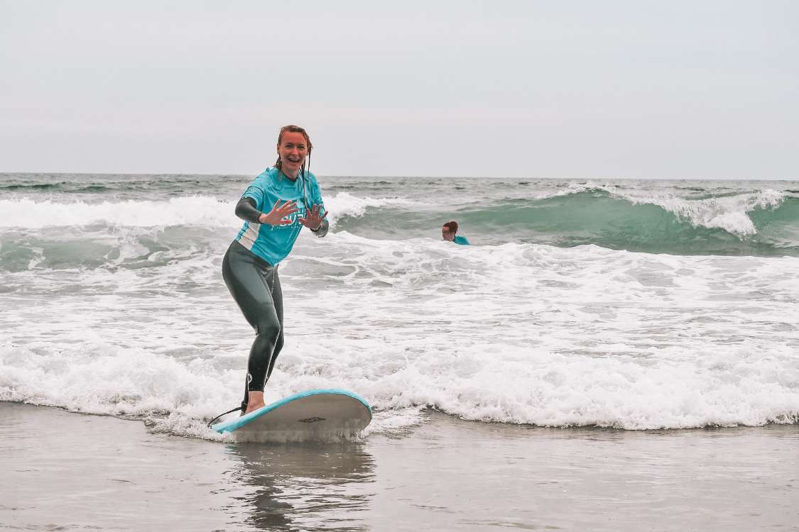 Corporate Christchurch surf lessons sumner new zealand