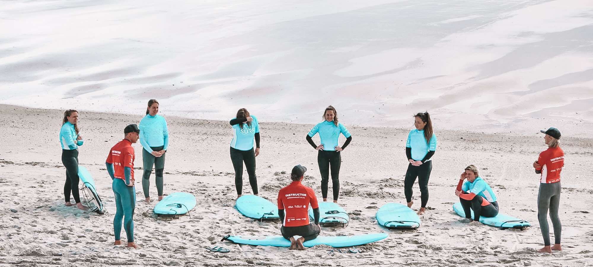 Surf Sistas Christchurch Surf Lessons Christchurch Sumner New Zealand